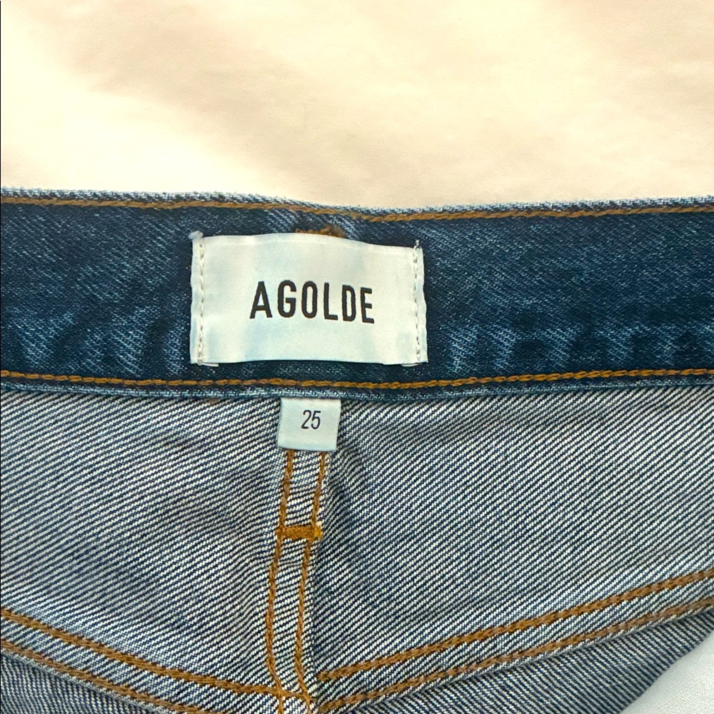 Agolde Women's Light Blue Jean Shorts